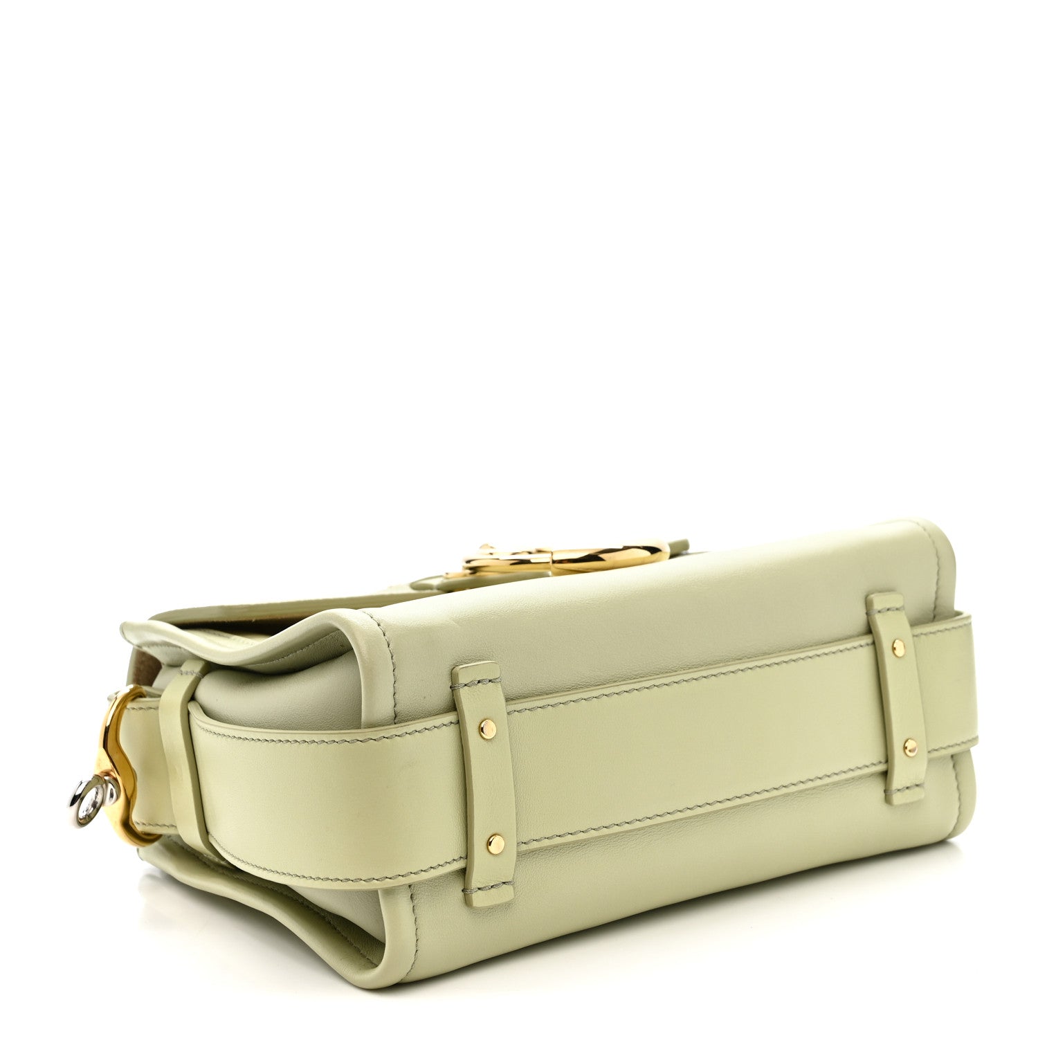 Calfskin Mini Tess Day Bag Light Eucalyptus
