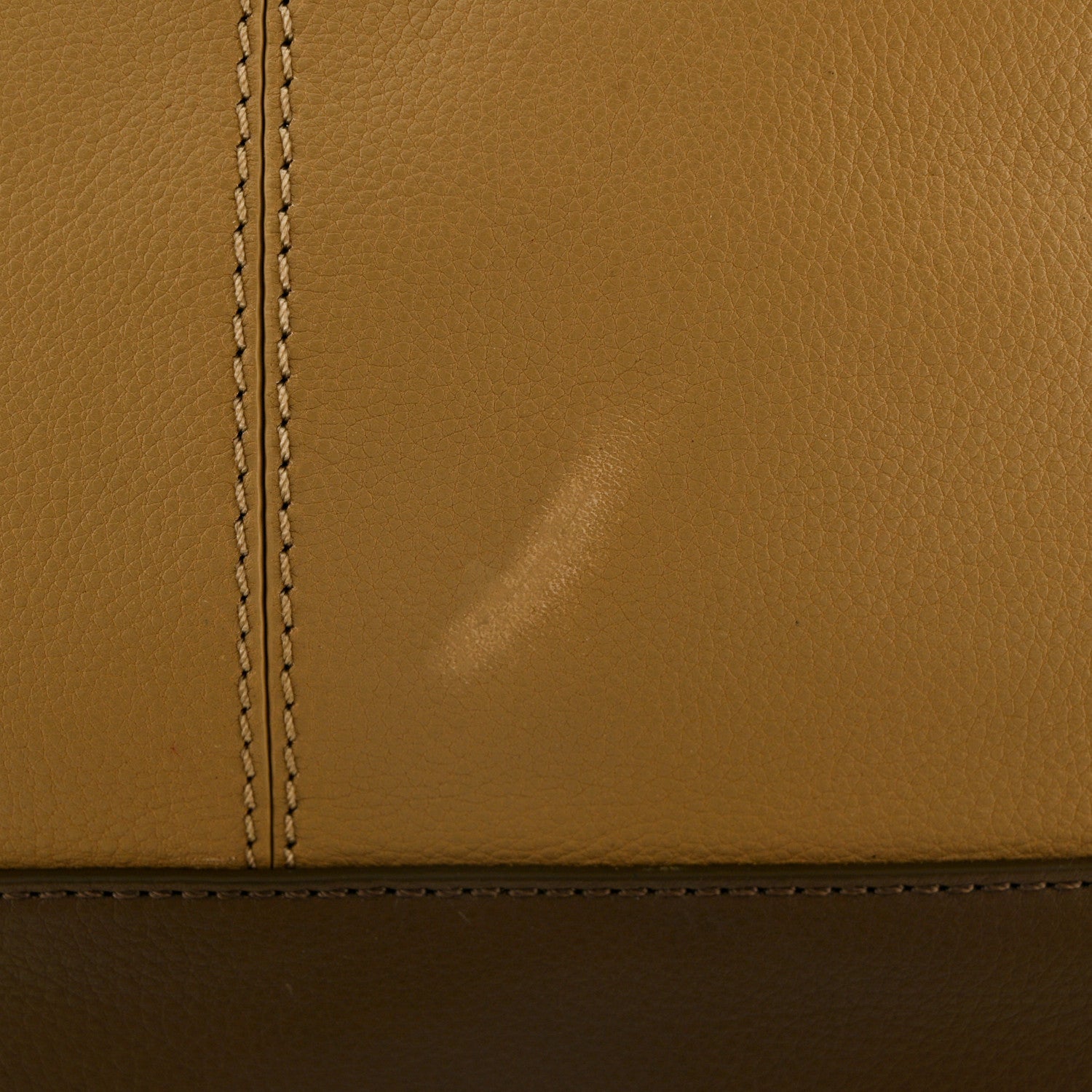 Calfskin Double Handles Hobo Brown