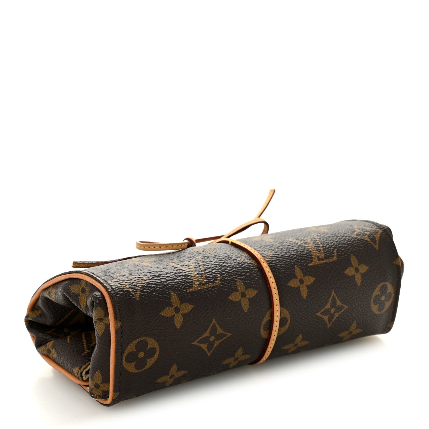 Monogram Jewelry Roll Pouch