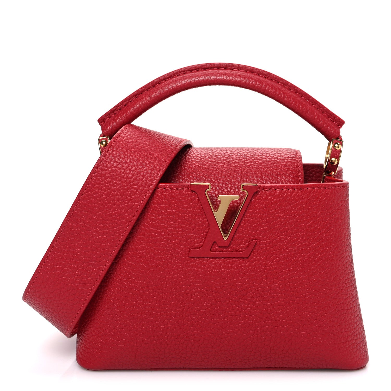Taurillon Mini Capucines Scarlet