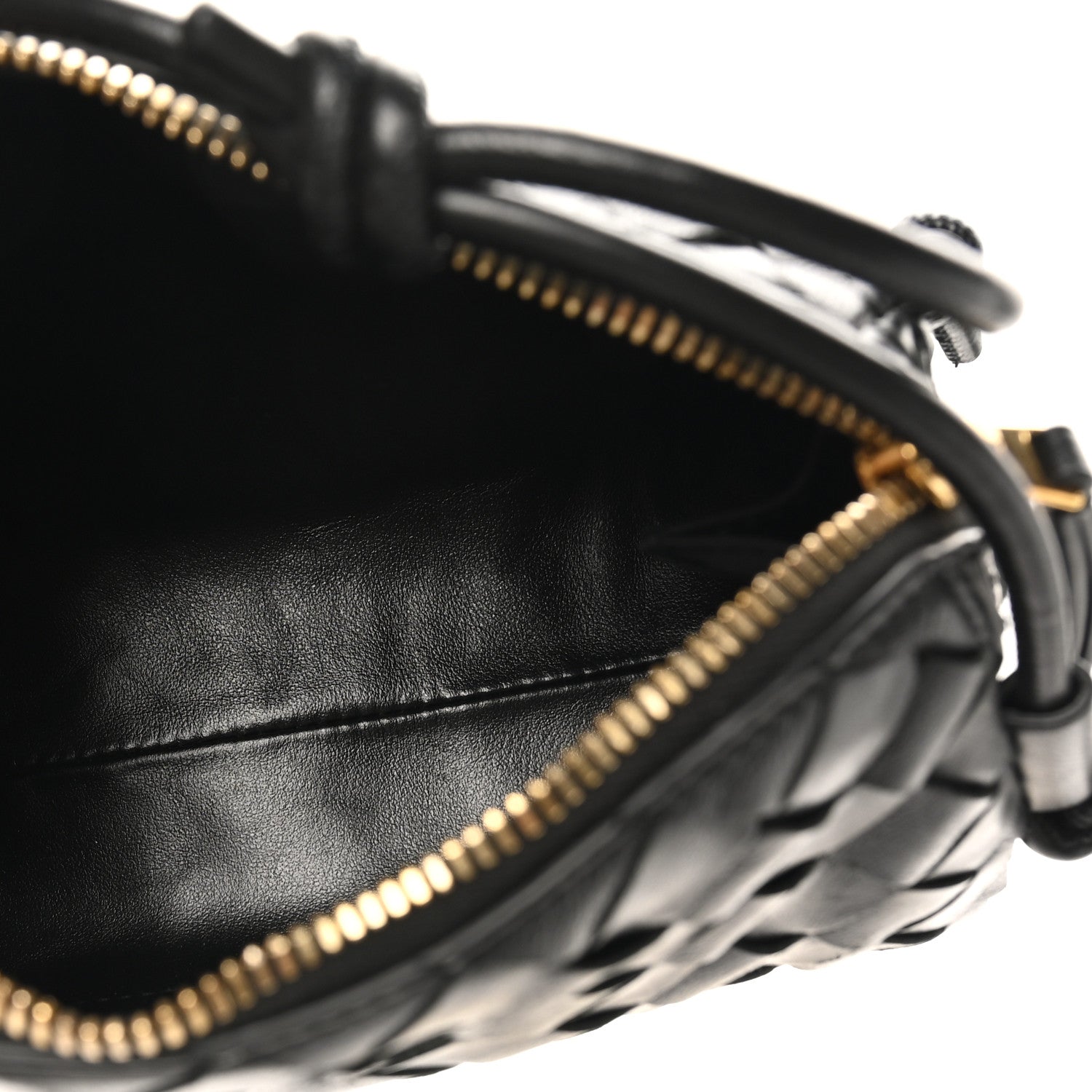 Nappa Intrecciato Concert Pouch Black