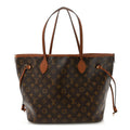 Monogram Calfskin Neo Neverfull Inside Out MM Tan
