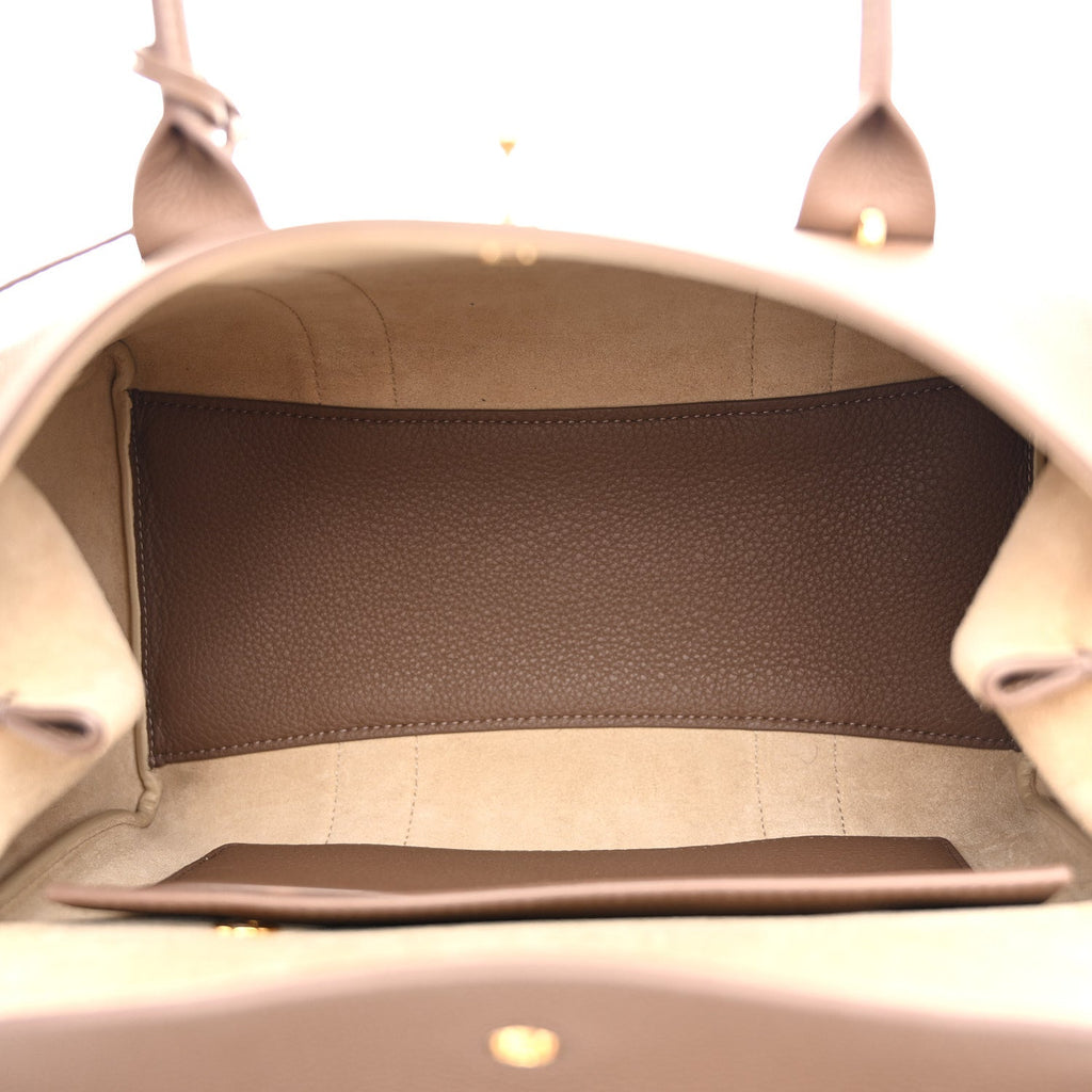 Grained Calfskin L25 Loom Bag Fossil