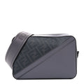 Glazed Fabric Vitello Liberty FF 1974 Diagonal Medium Camera Case Grey