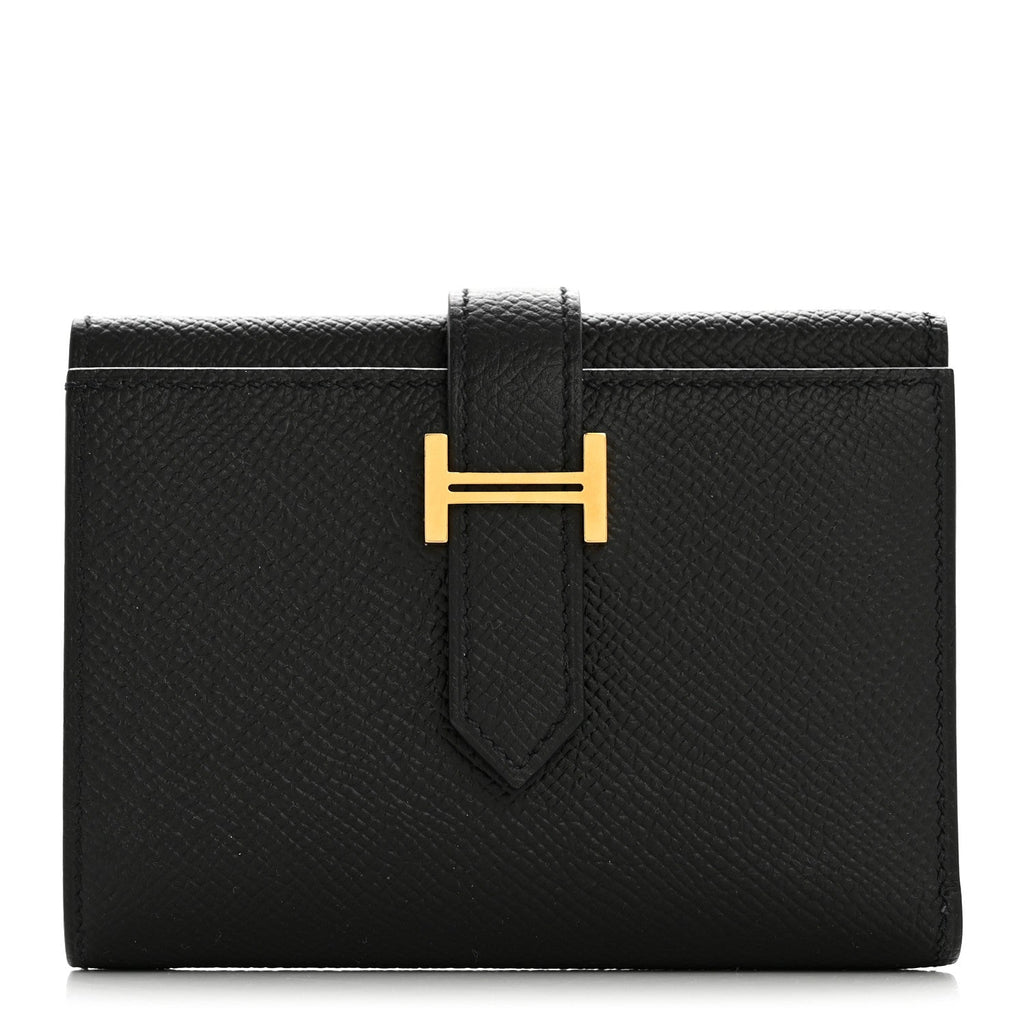 Epsom Tri-Fold Compact Bearn Wallet Black