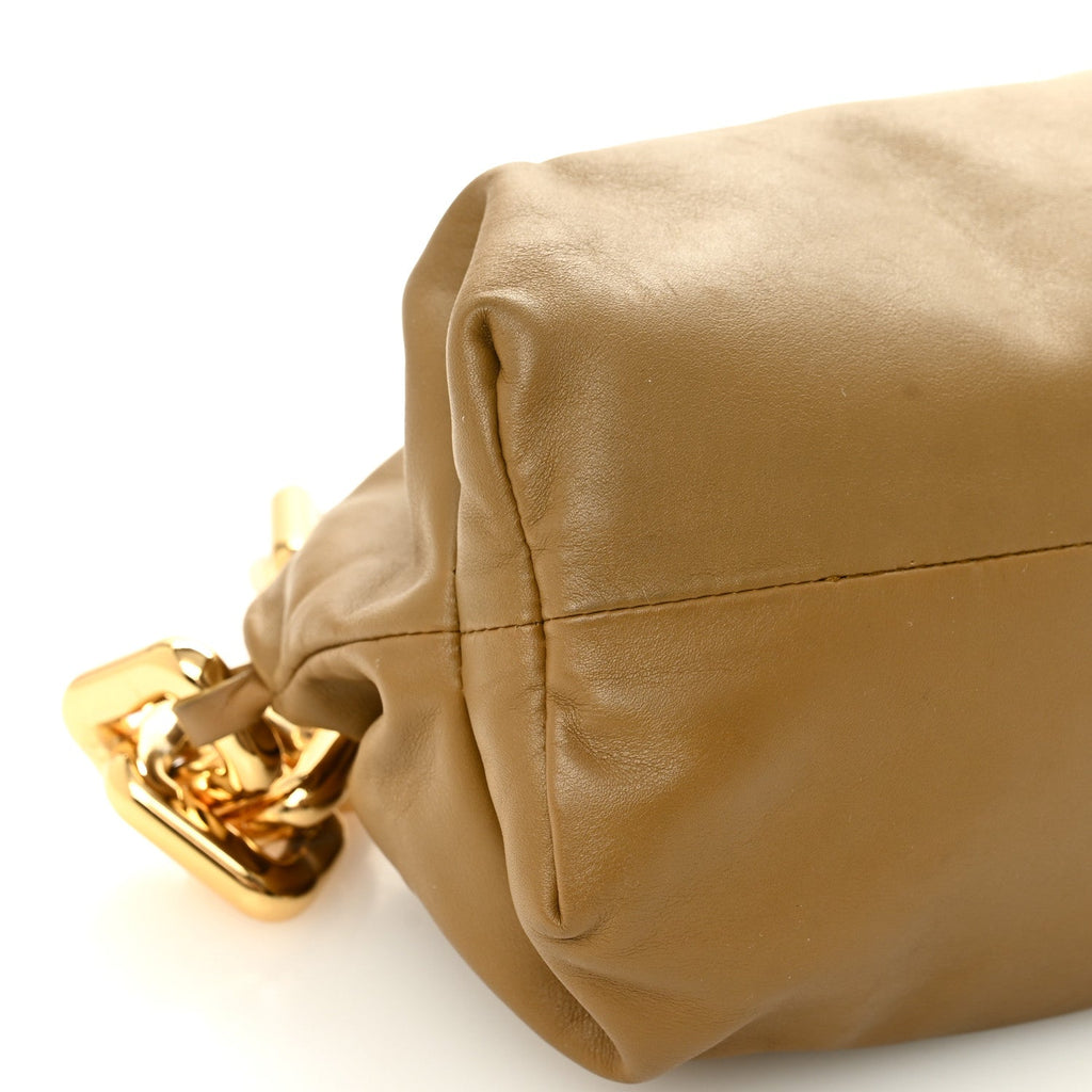 Calfskin The Pouch Chain Moutarde