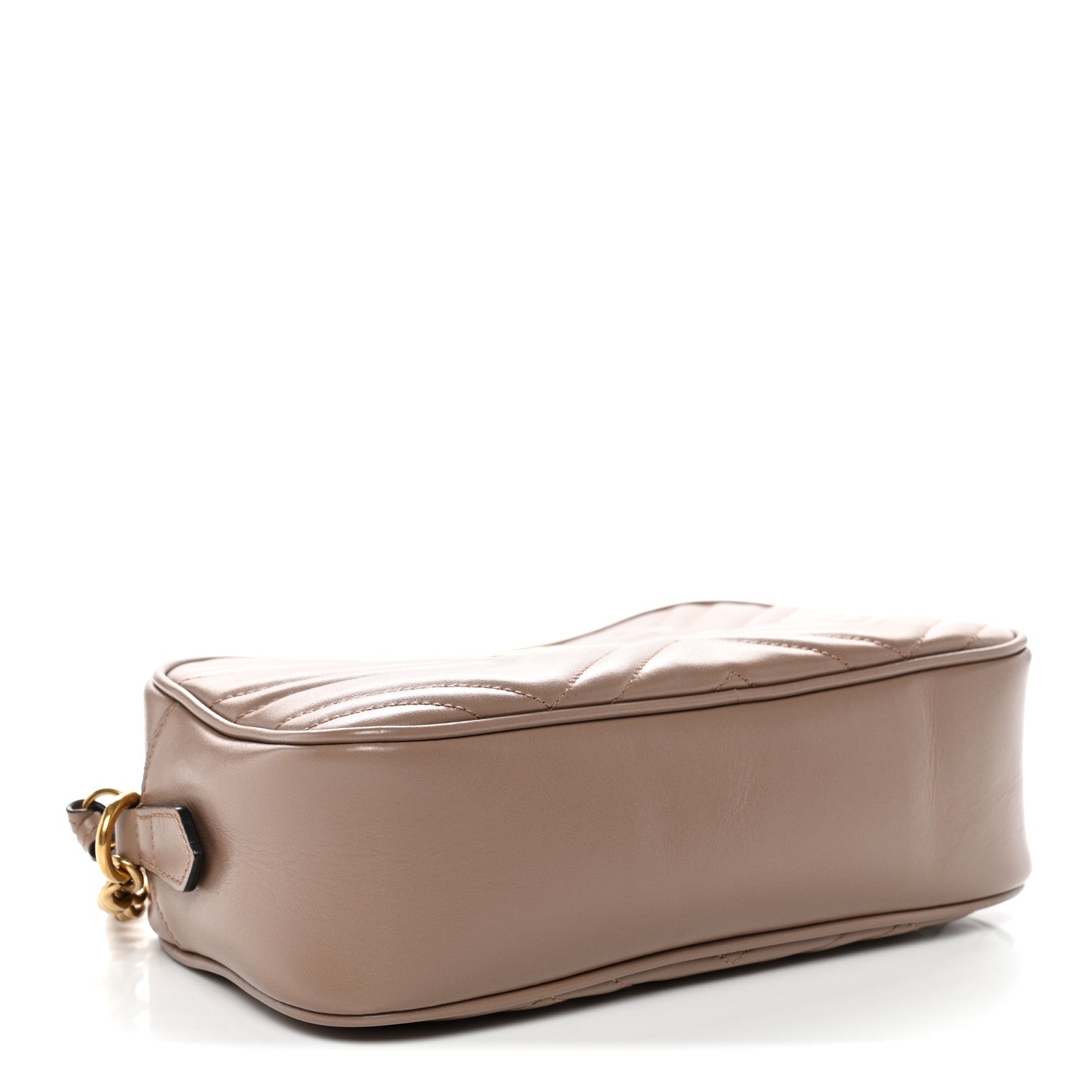 Calfskin Matelasse Small GG Marmont Chain Shoulder Bag Porcelain Rose