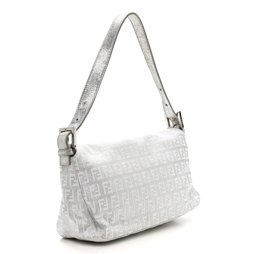 Metallic Zucchino Baguette Silver