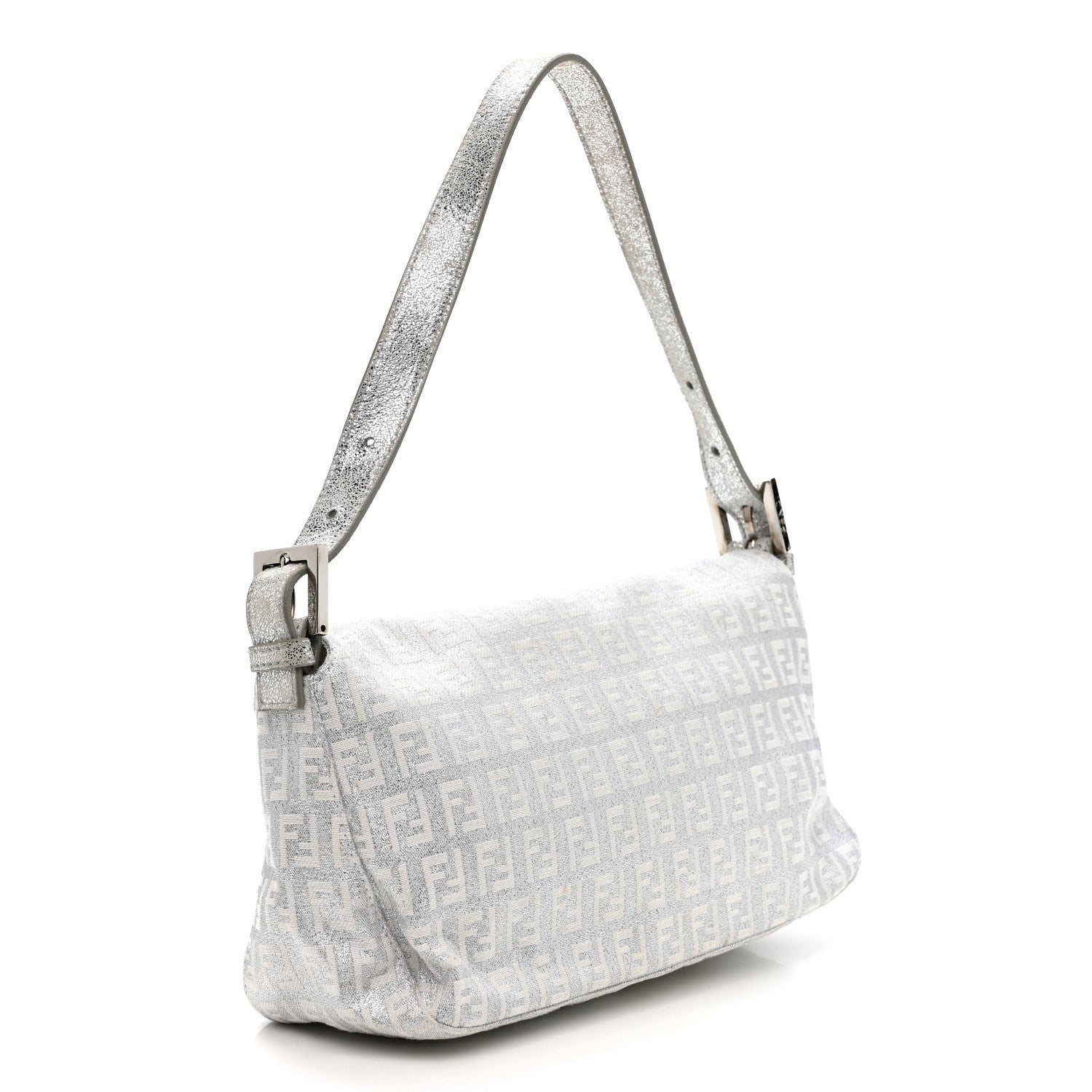 Metallic Zucchino Baguette Silver