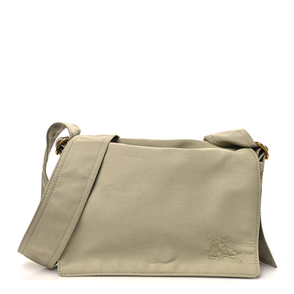 Canvas Trench Crossbody Bag Flax