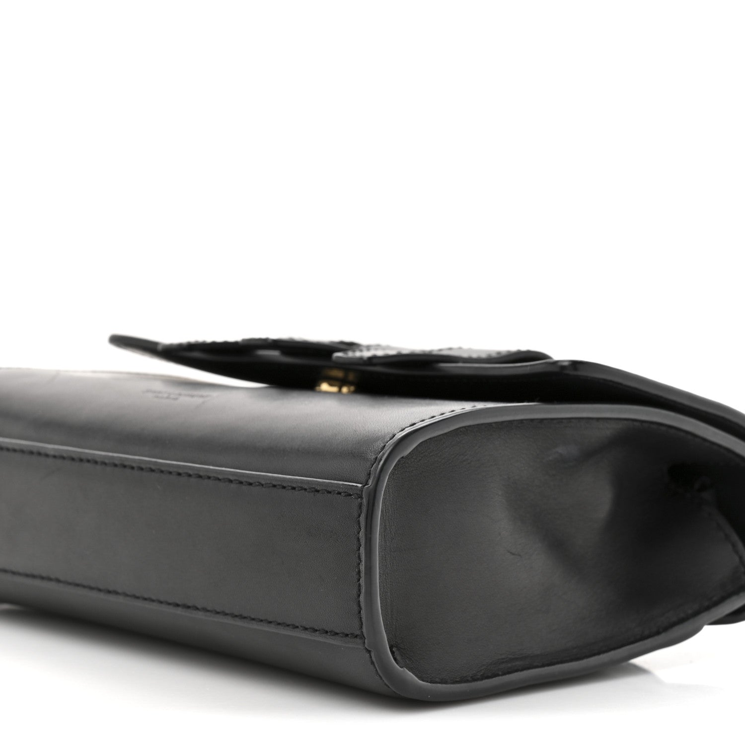 Smooth Calfskin Nico Shoulder Bag Black