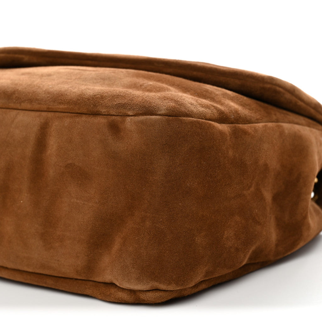 Suede Large Calypso Caramel Cognac