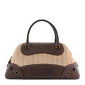 Pony Hair Calfskin Cadillac Tote Brown
