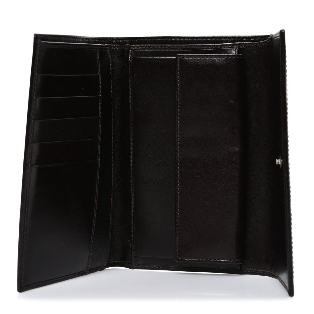 Zucca Compact Long Wallet Tobacco