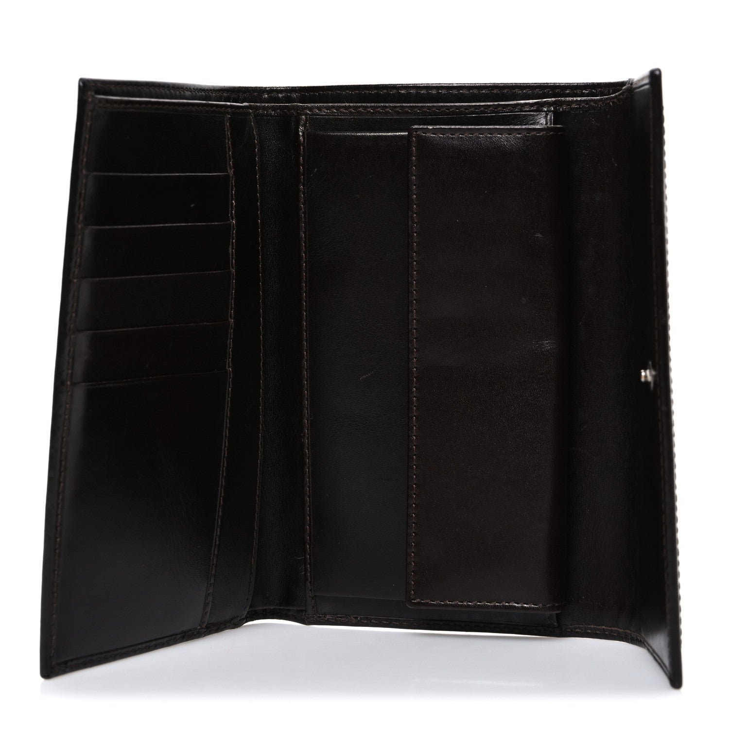 Zucca Compact Long Wallet Tobacco