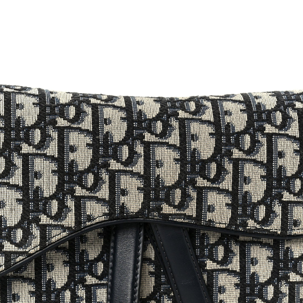 Oblique Saddle Bag Blue