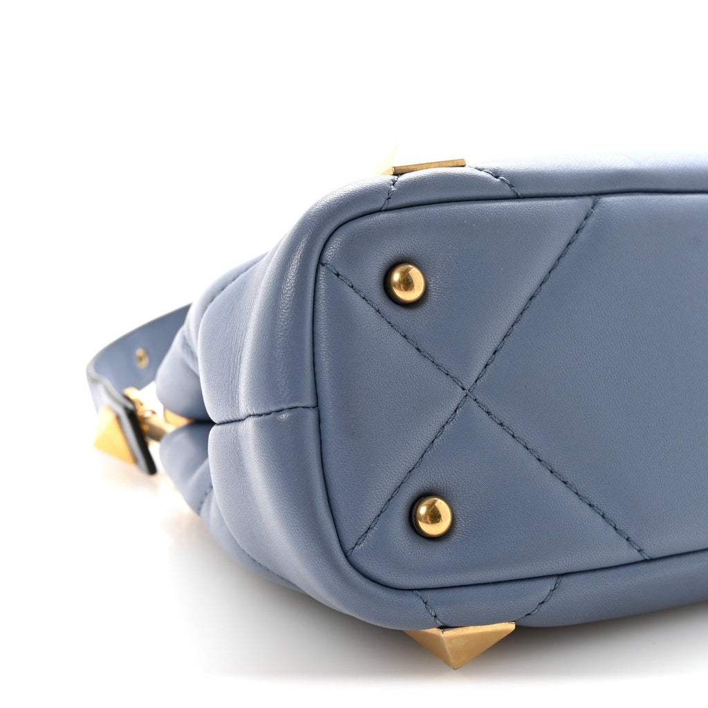 Nappa Mini Roman Stud The Handle Bag Niagara