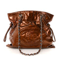 Patent Bonbons Shopper Tote Bronze