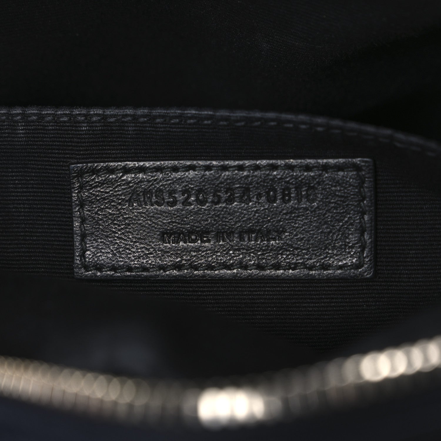 Calfskin Matelasse Monogram Lou Camera Bag Deep Marine