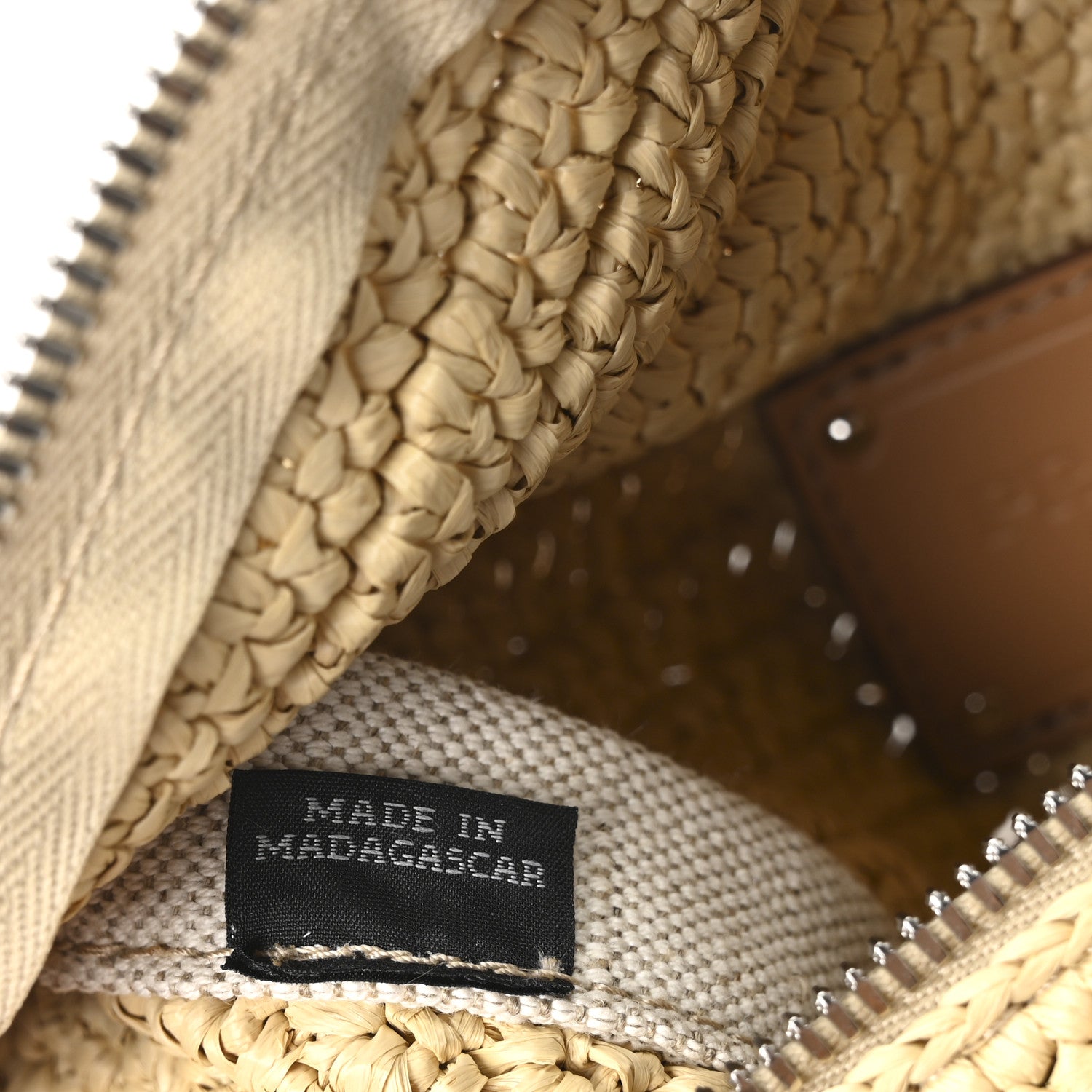 Yarn Raffia Effect Crochet Belt Bag Naturale