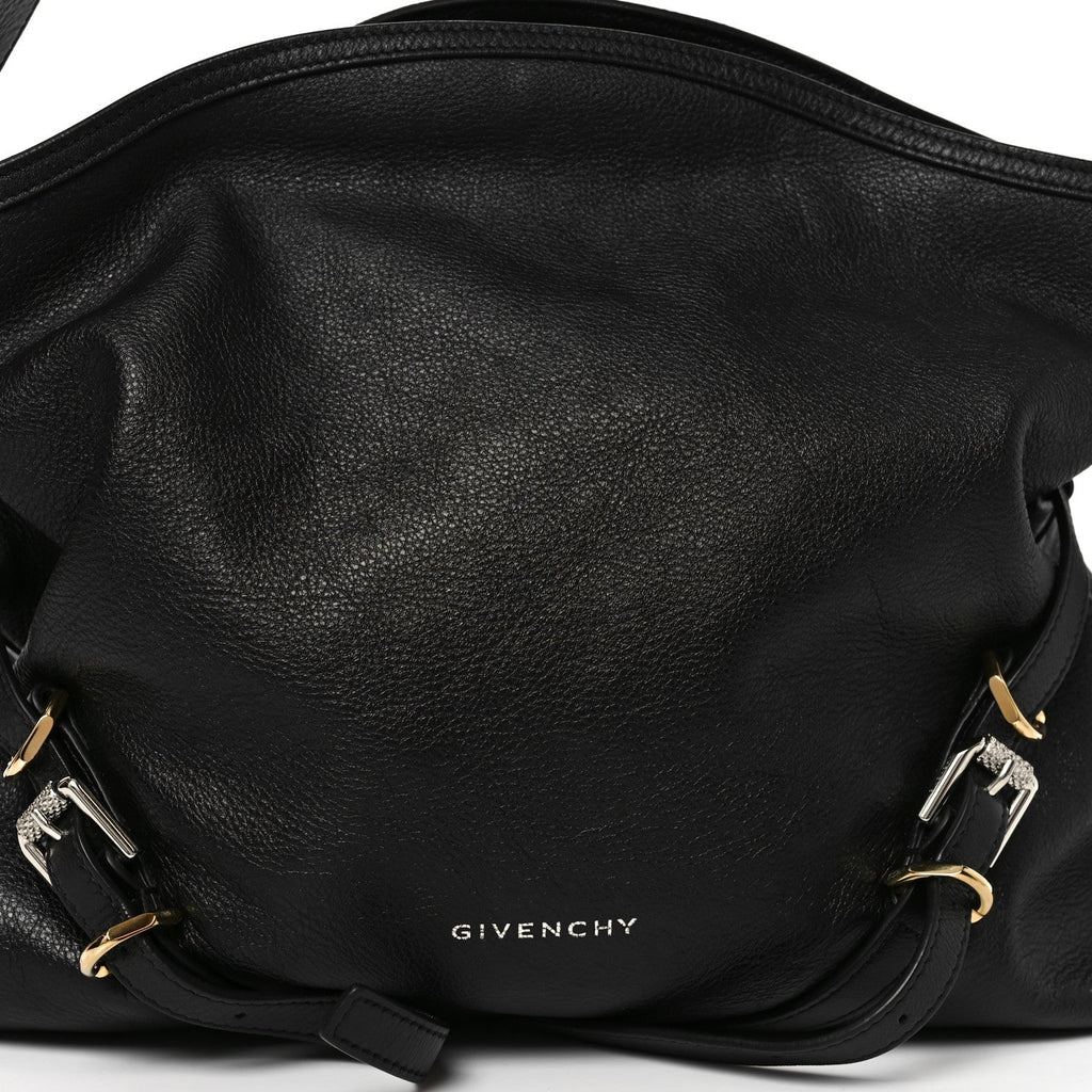 Calfskin Medium Voyou Bag Black