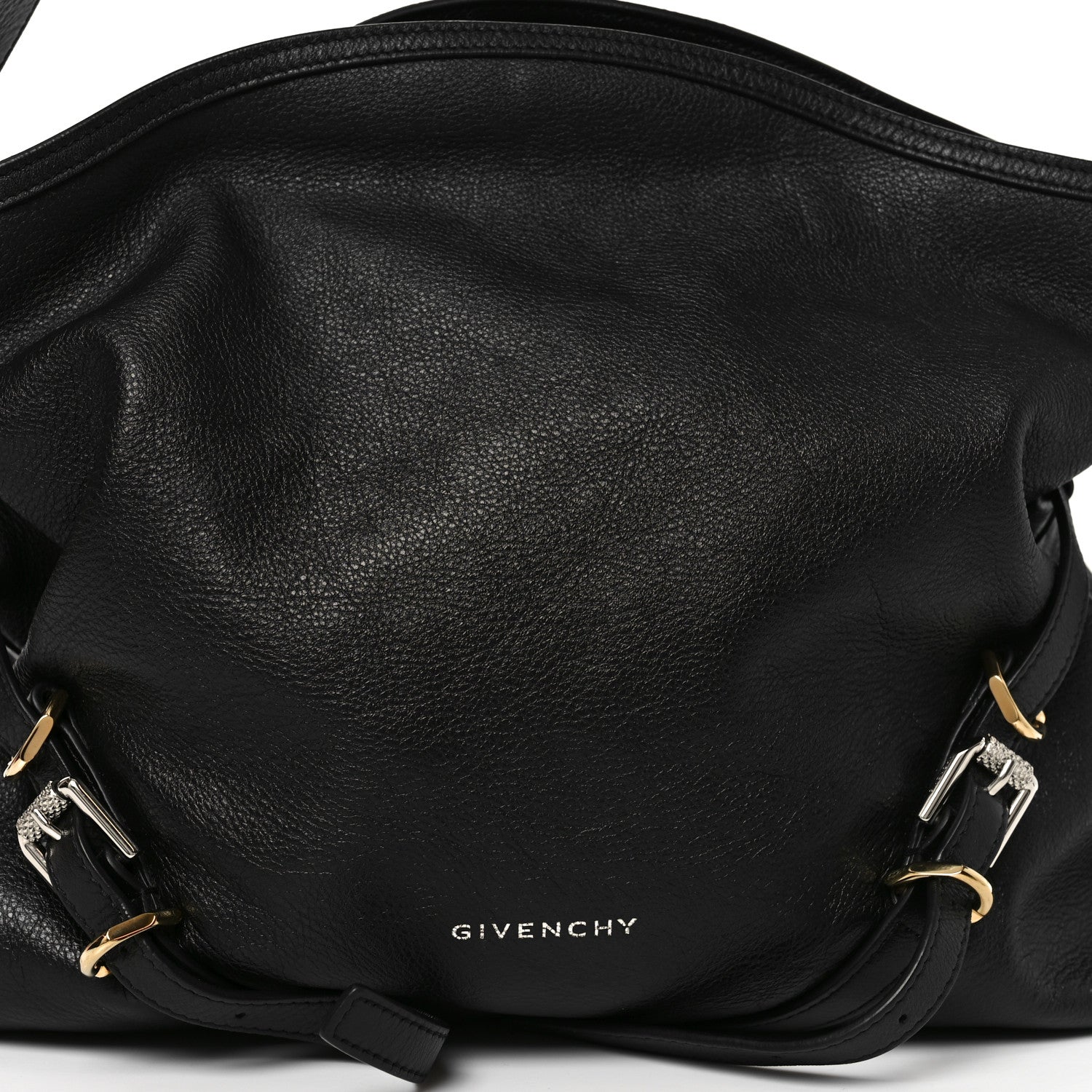 Calfskin Medium Voyou Bag Black