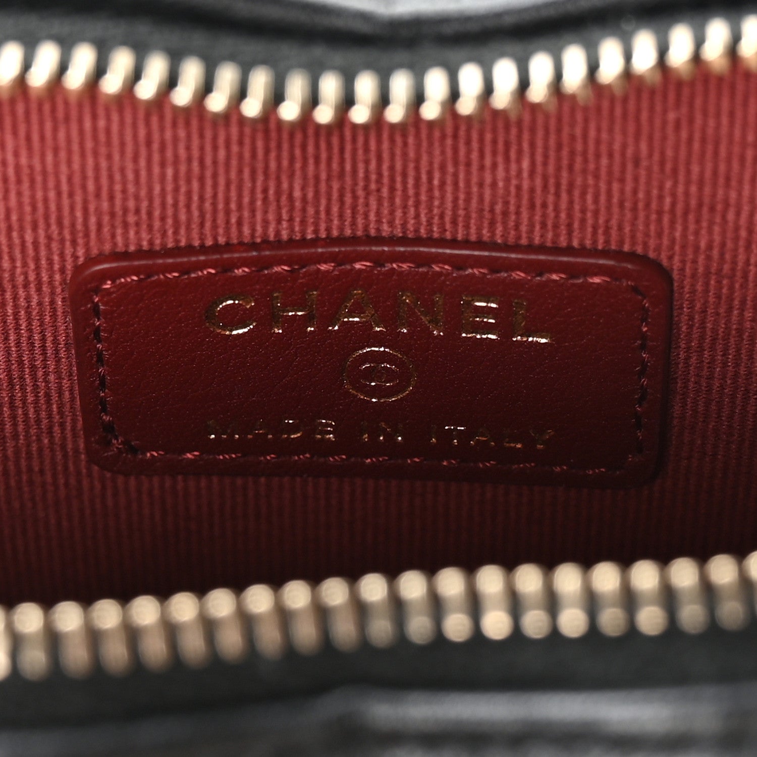 Lambskin Quilted CC In Love Heart Waist Belt Bag With Chain Black