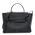 Grained Calfskin Mini Belt Bag Black