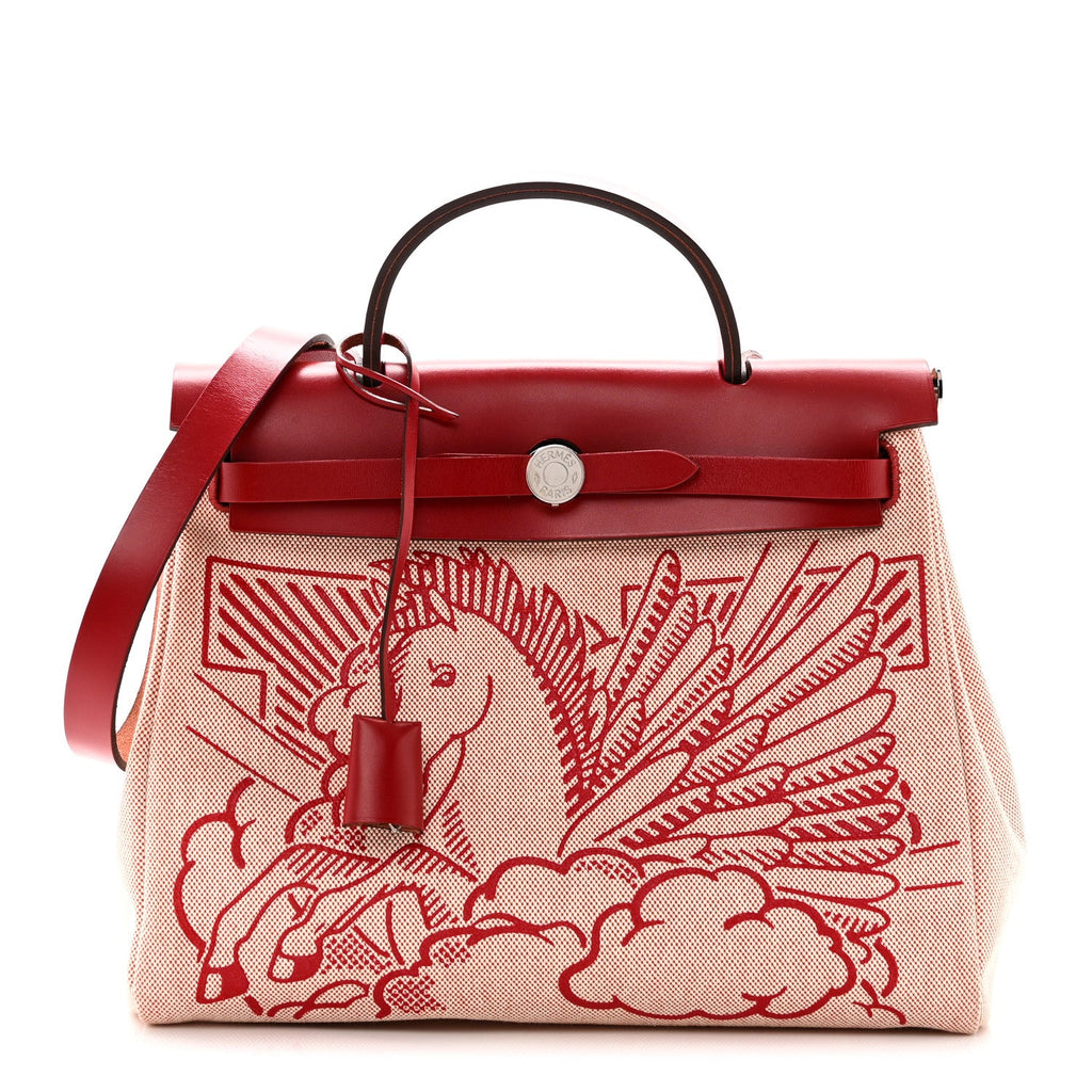 Vache Hunter Toile Pegase Pop Herbag Zip Retourne 31 PM Rouge Piment