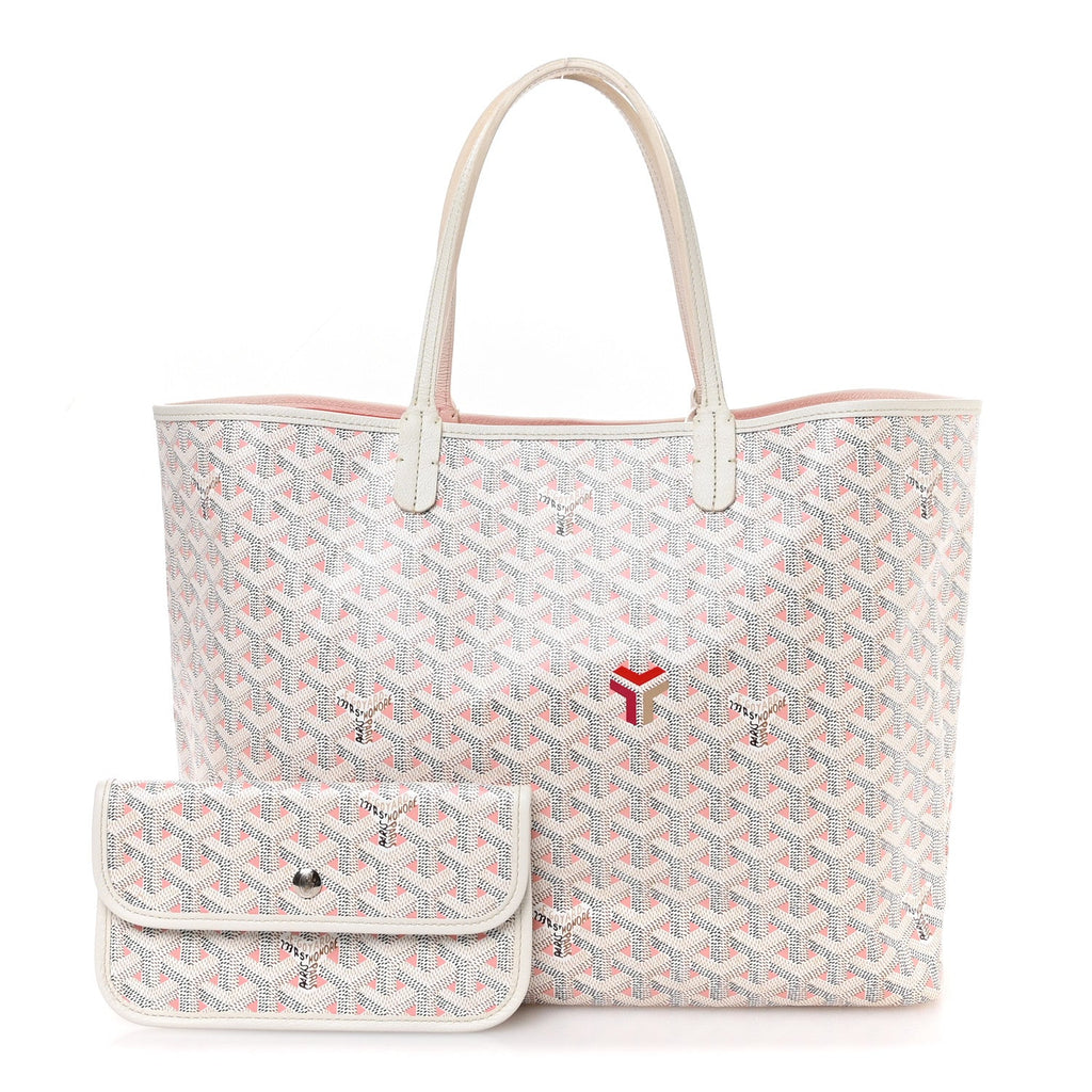 Goyardine Saint Louis Claire Voie PM White Pink
