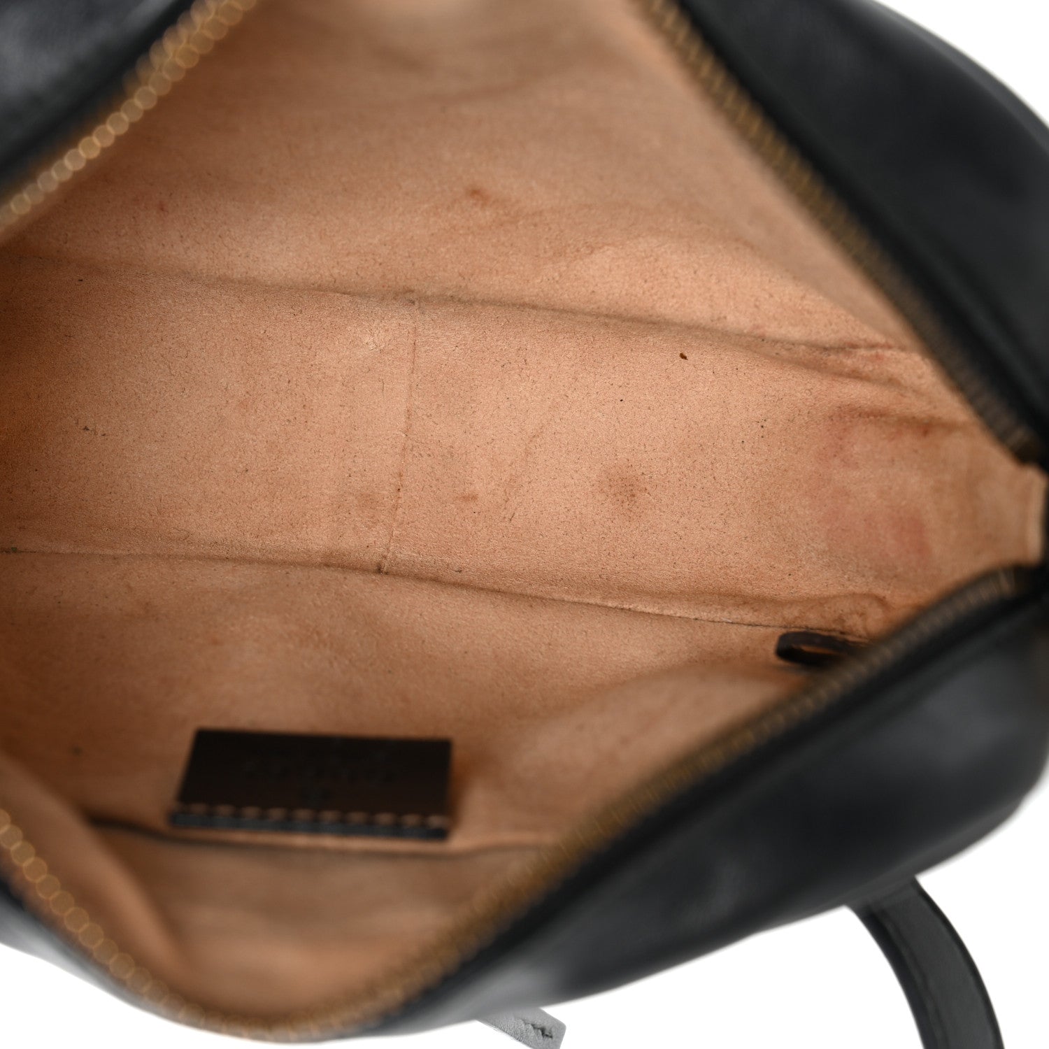 Calfskin Matelasse Mini GG Marmont Chain Shoulder Bag Black