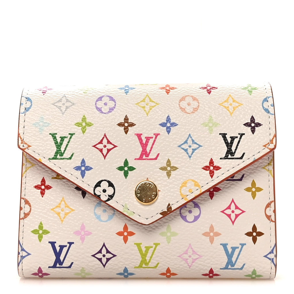 LV x TM Monogram Multicolor Victorine Wallet White