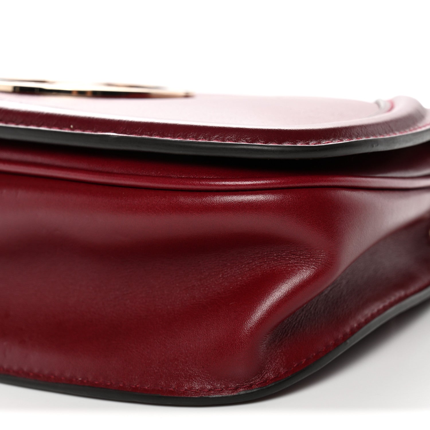 Calfskin Blondie Medium Shoulder Bag Dark Red