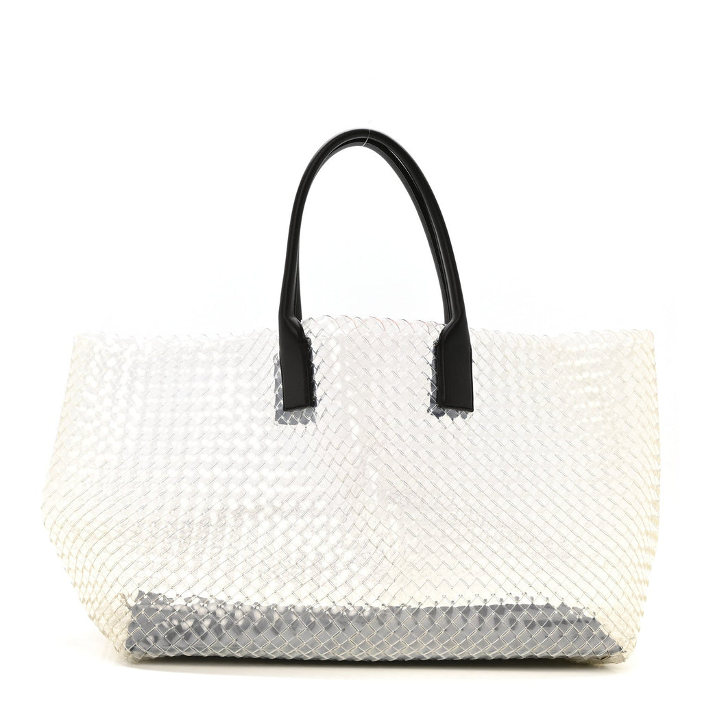 PVC Nappa Intrecciato Large Cabat Transparent Fondente