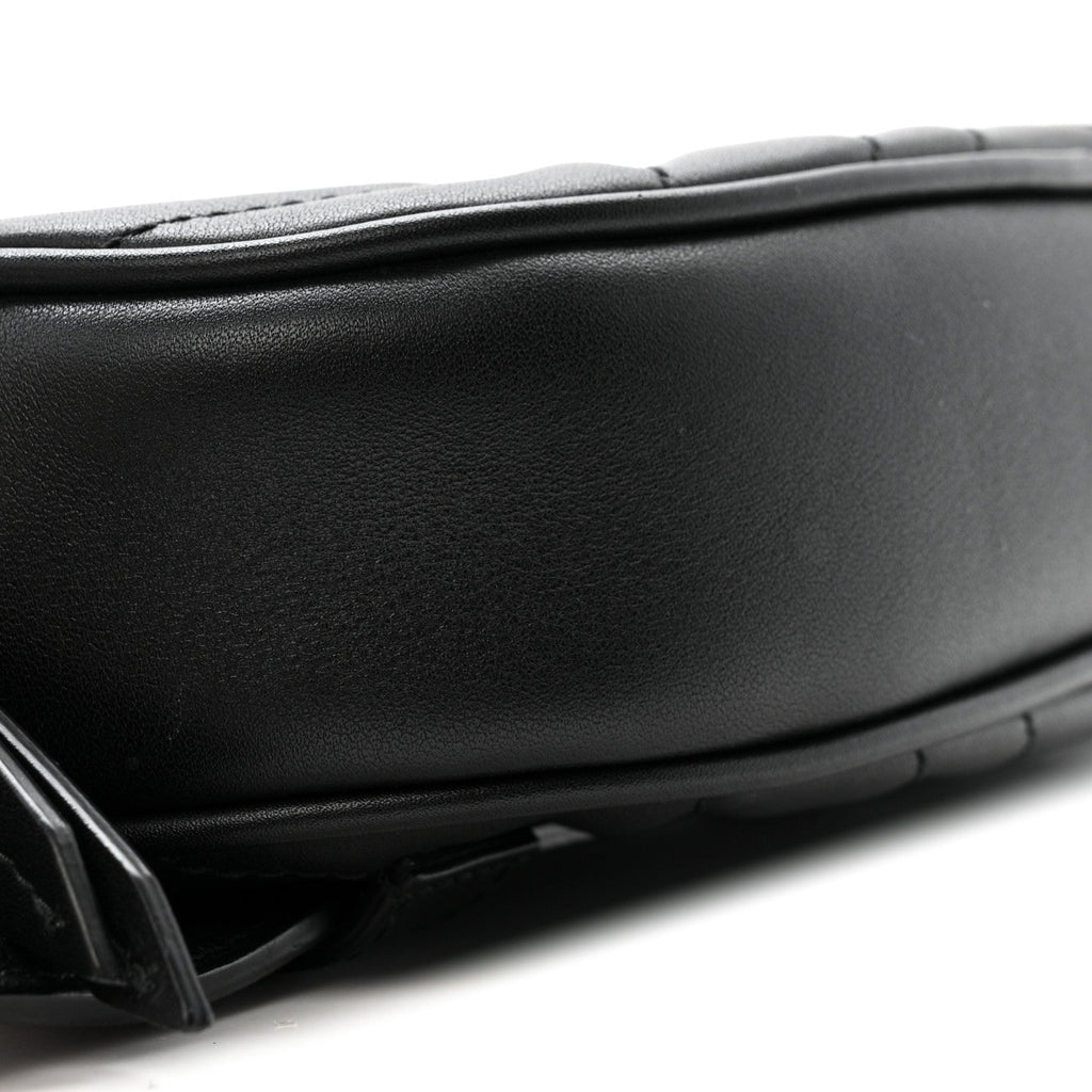 Calfskin Matelasse GG Marmont Belt Bag 85 34 Black