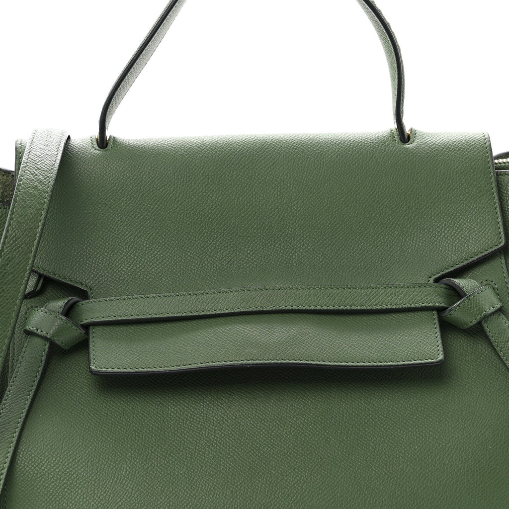 Grained Calfskin Mini Belt Bag Mint