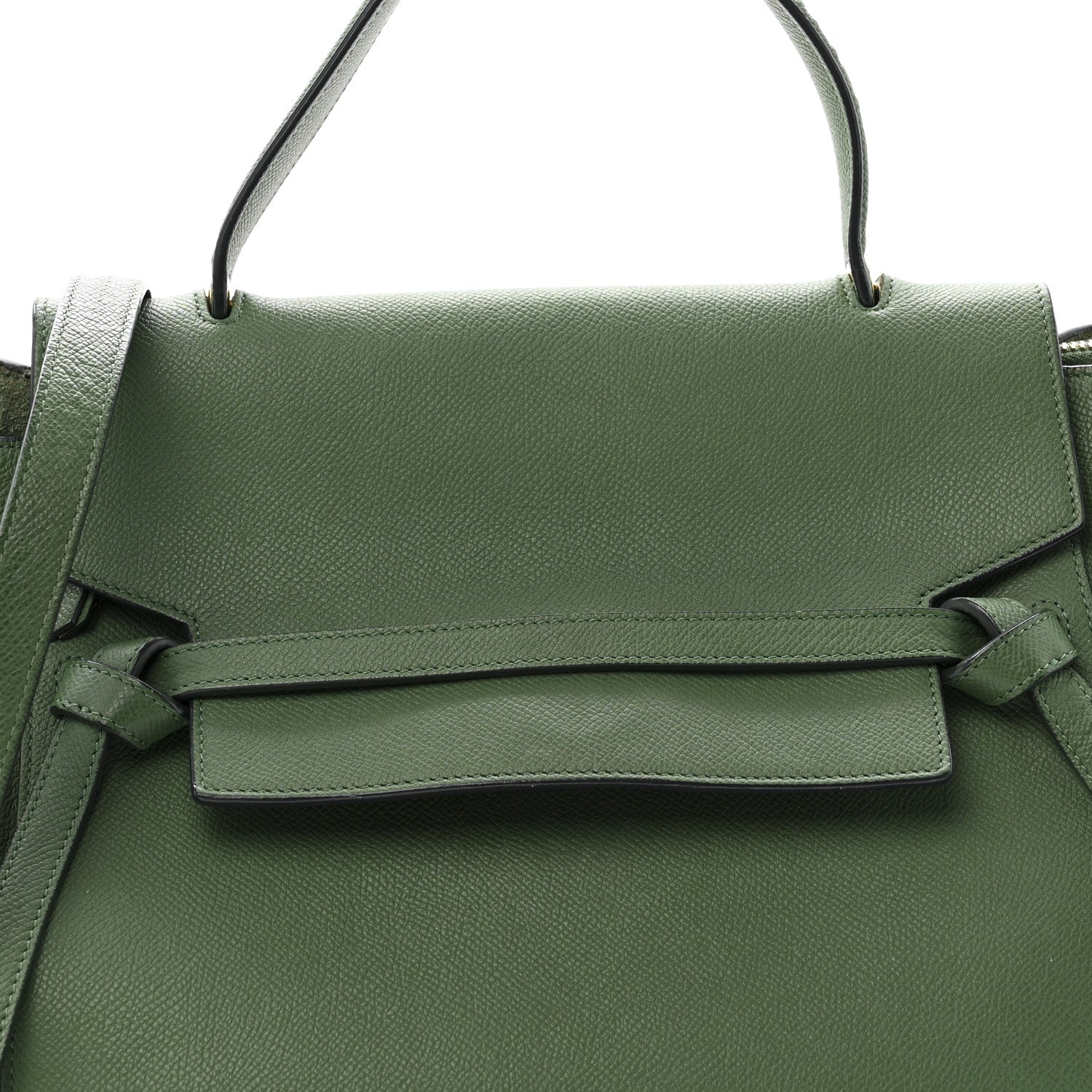 Grained Calfskin Mini Belt Bag Mint