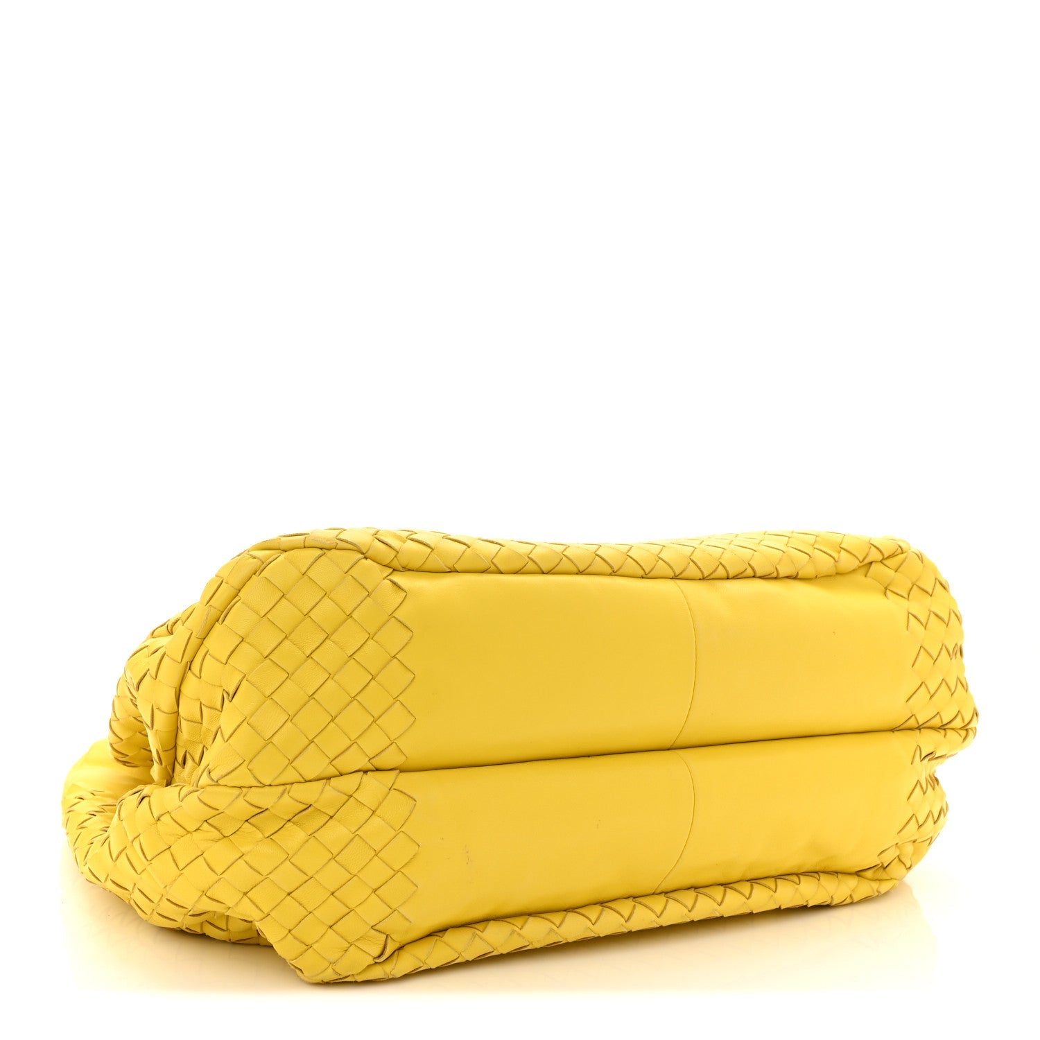Nappa Intrecciato Medium Campana Buttercup