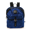 Econyl Nylon Monogram Off The Grid Backpack Guilted Blue Black