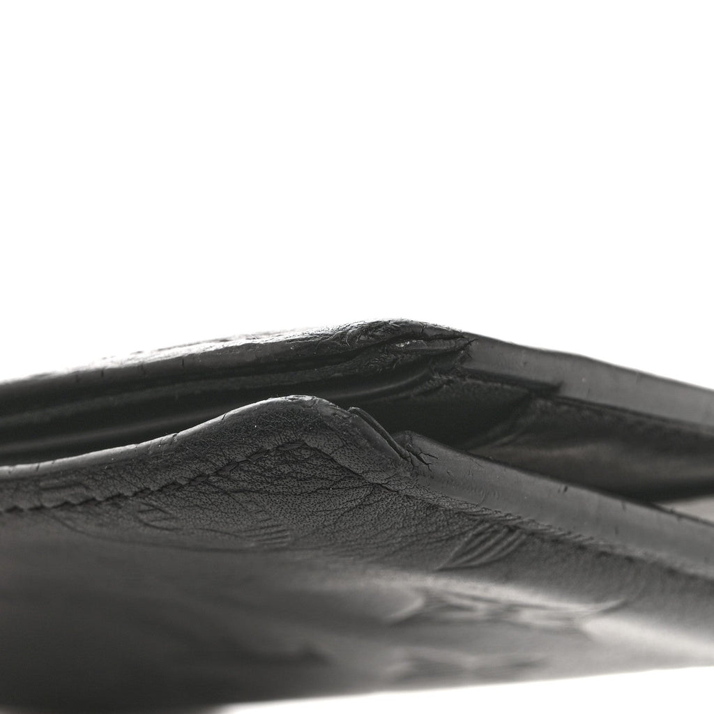 Calfskin Monogram Shadow Multiple Wallet Black