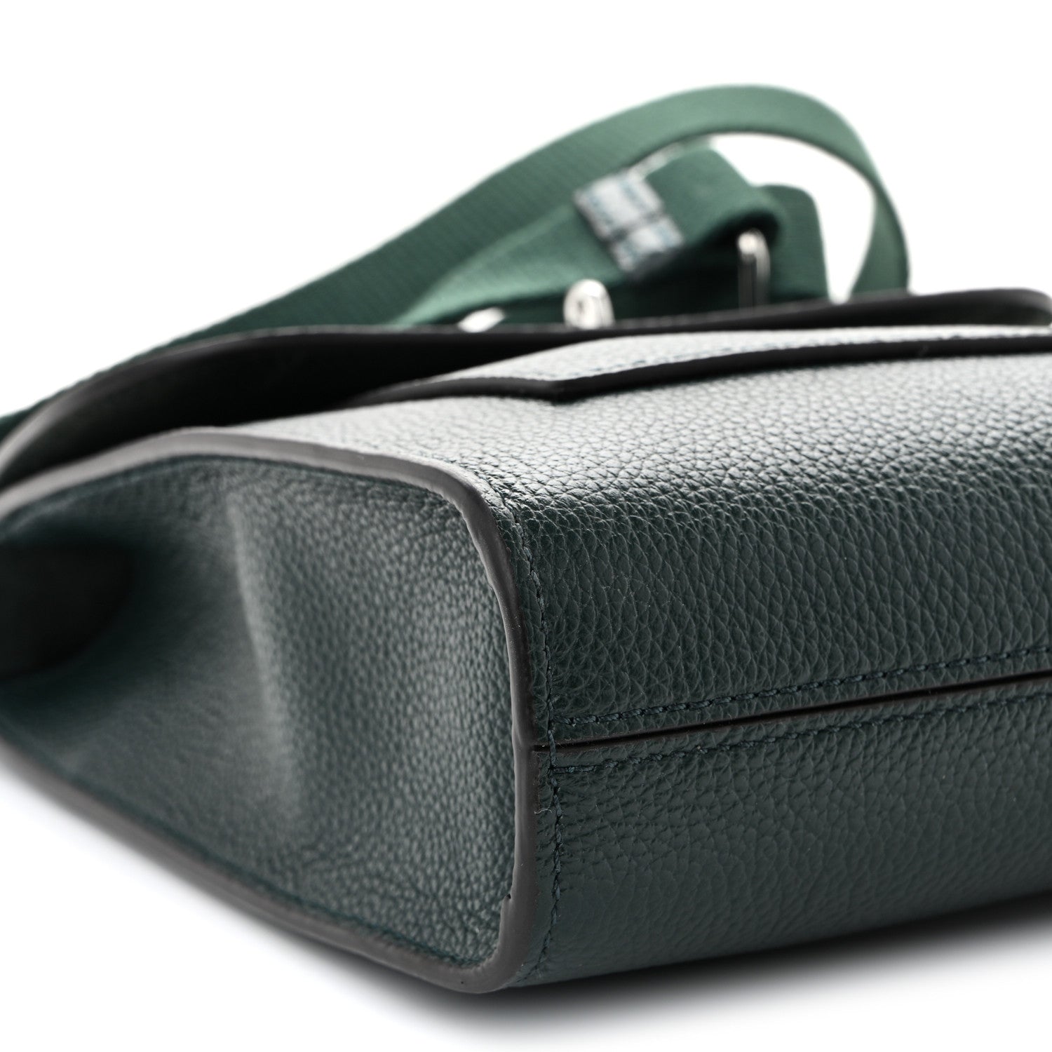 Small Classic Grain Calfskin New Antony Messenger Crossbody Mulberry Green