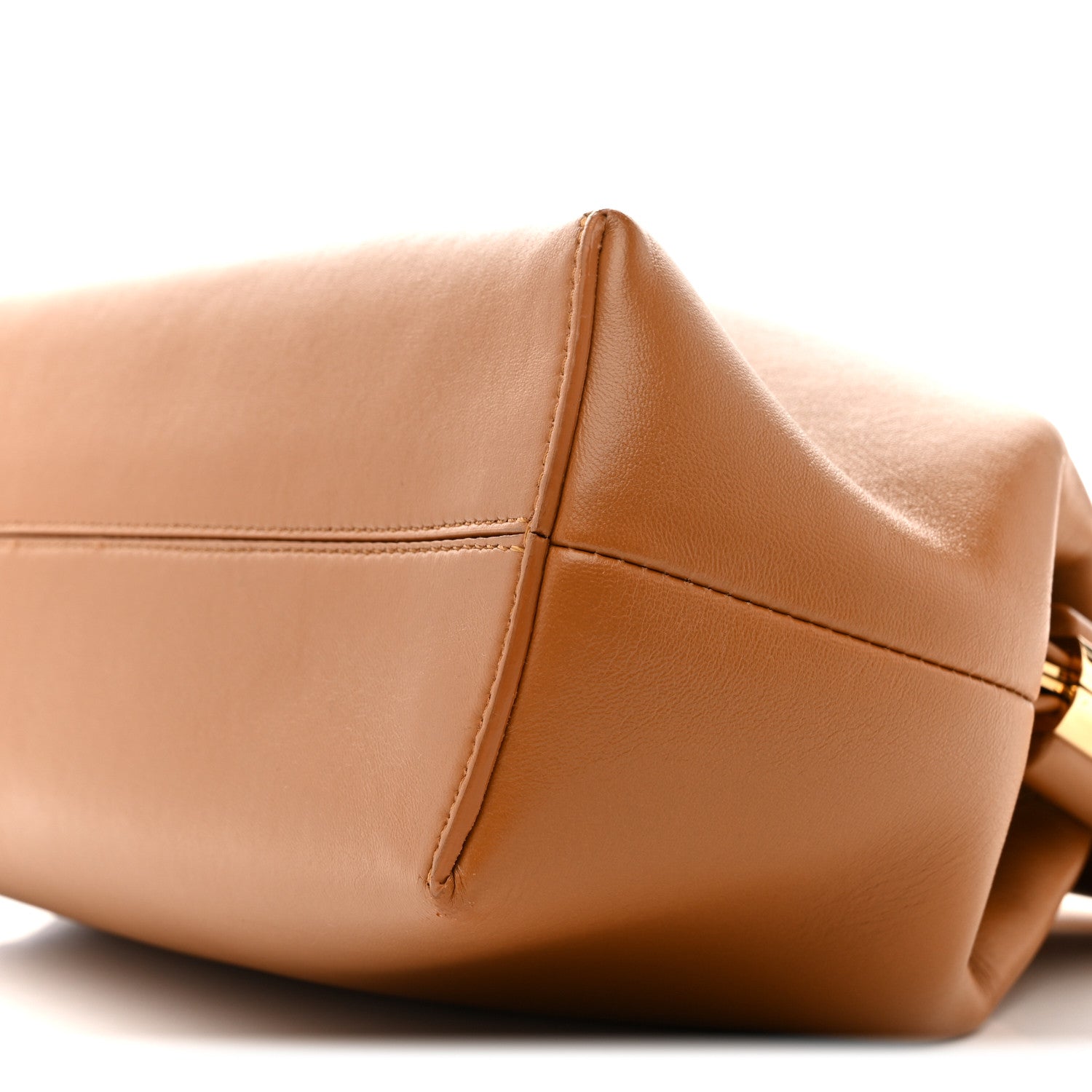 Shiny Nappa Medium Fendi First Caramello