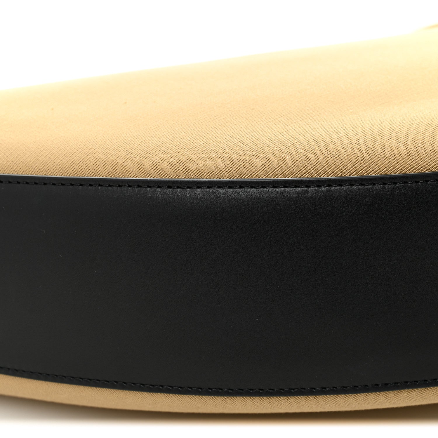 Canvas Calfskin August Hobo Beige