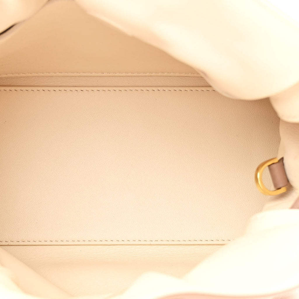 Lambskin Mini Protea Bag Biscotto