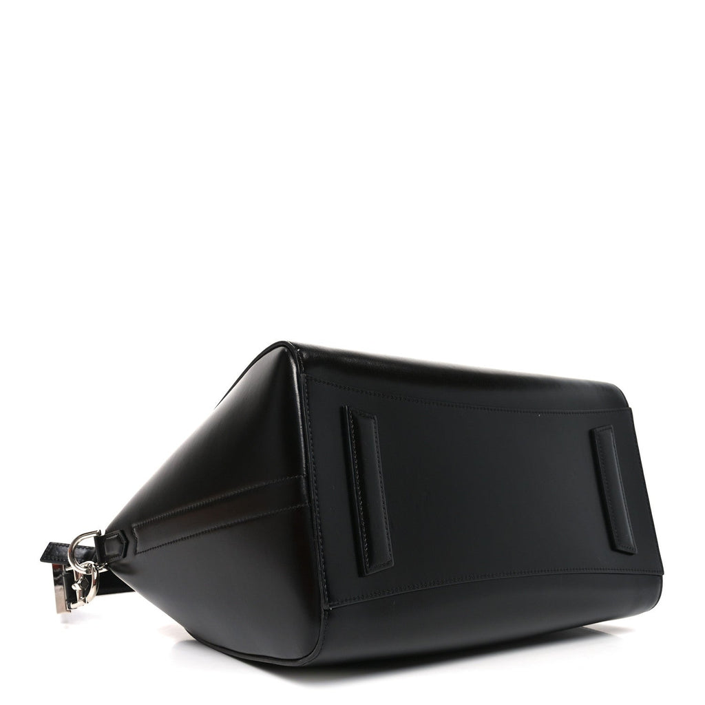 Shiny Lord Calfskin Medium Antigona Black