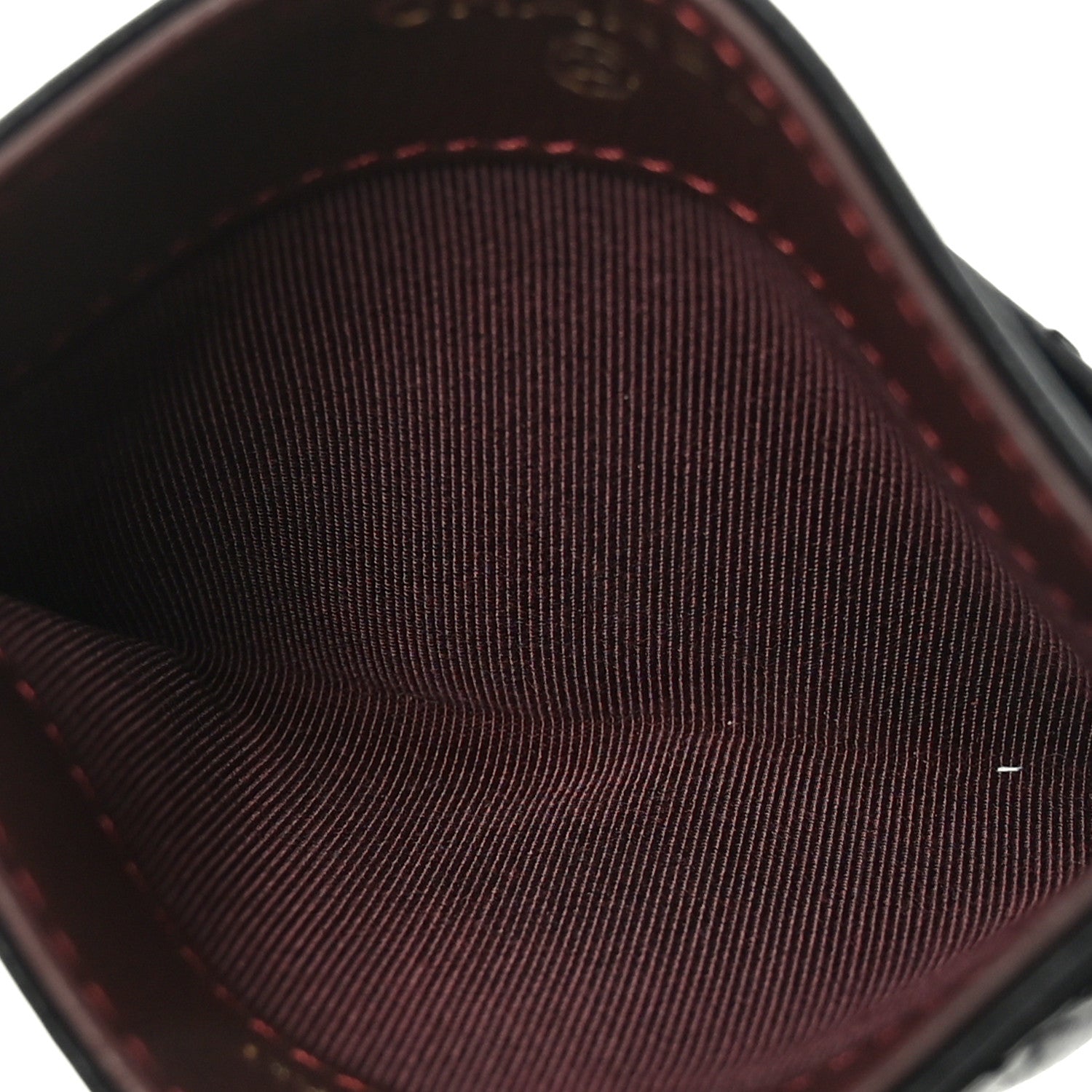 Lambskin Quilted  Holder Black