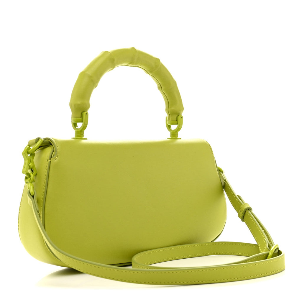 Calfskin Medium Bamboo Green