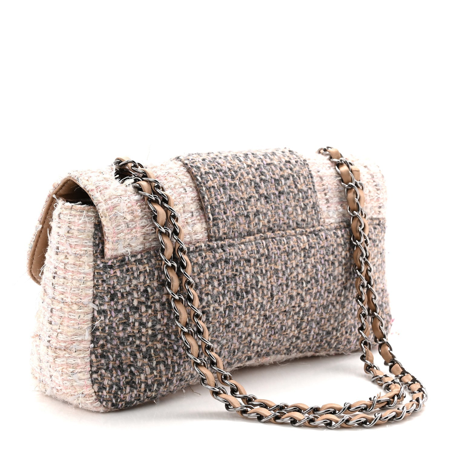 Tweed Medium Fantasy Flap Grey
