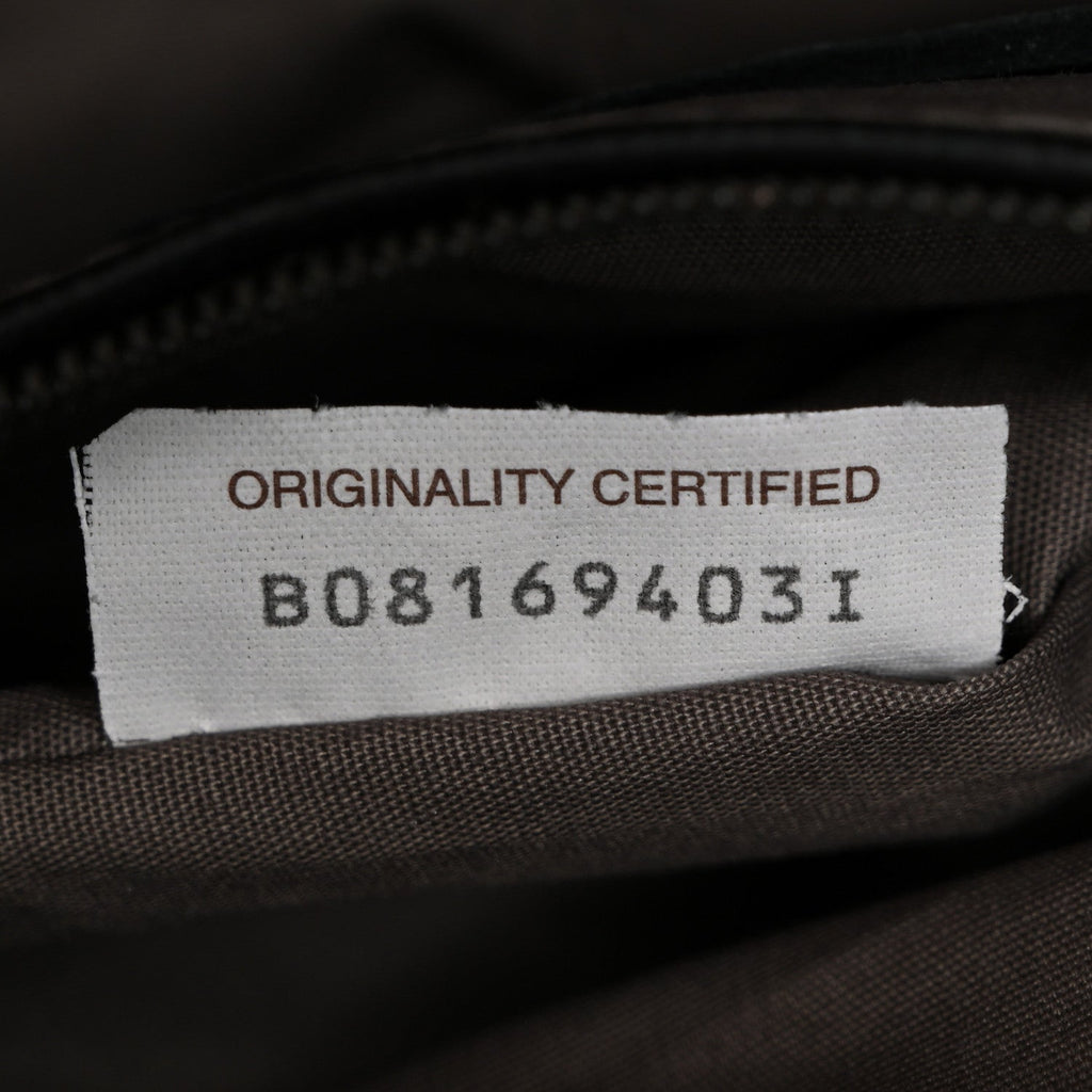 Nappa Intrecciato Crossbody Messenger Black