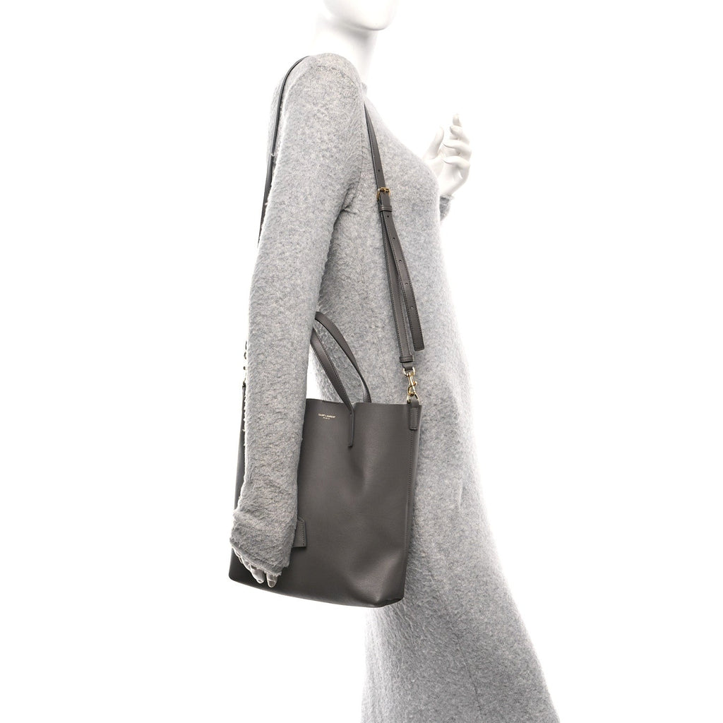 Calfskin Toy Shopping Tote Earth Grey